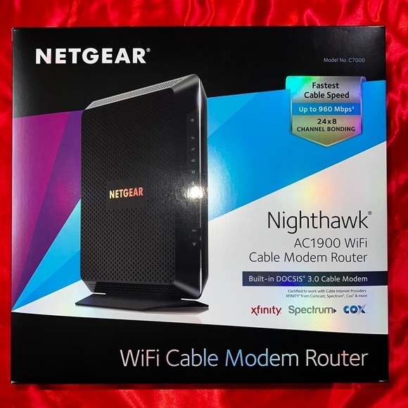 Netgear Nighthawk AC1990 WiFi Cable Modem Router - Picture 1 of 4